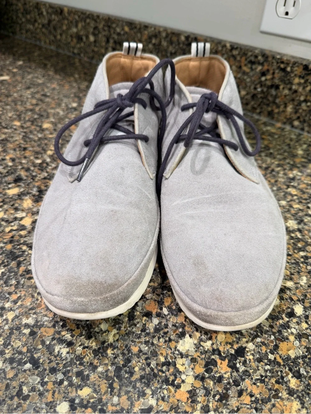 Men's  Ugg  size 10 Grey Suede Chukka Sneakers with Lace-Up